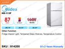 Midea HRF-MID-HD113F 2 Door,87L Refrigerator
