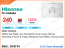 Hisense Chest Freezer FC-31DD4SA 3' 4", 240L