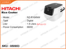 HITACHI RZ-R18XN W 1.8L, Digital  Rice Cooker