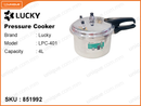 LUCKY Pressure Cooker, (LPC-401) 4L