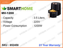 SMARTHOME Air Fryer (MV-1200)
