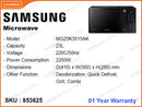 SAMSUNG MG23K3515AK/ST 23L, 1050W Microwave