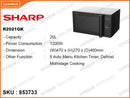 SHARP R2021GK 20L, 800W Microwave