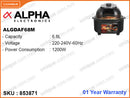 ALPHA ALGDAF68M 6.8L, 1200W Air Fryer