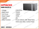 HITACHI HMR-DG2012 20L, 700W Microwave Oven