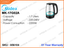 Midea MK-17G02A 1.7L 1500W Electric Kettle