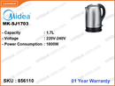 Midea MK-SJ1703 1.7L 1800W Electric Kettle