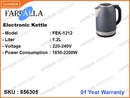 FARFALLA FEK-1212 1.2L,2200W Electric Kettle