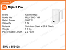 Xiaomi Mijia 2 Pro MJJYSH01YM White 1.7 L, 1800W Electric Kettle