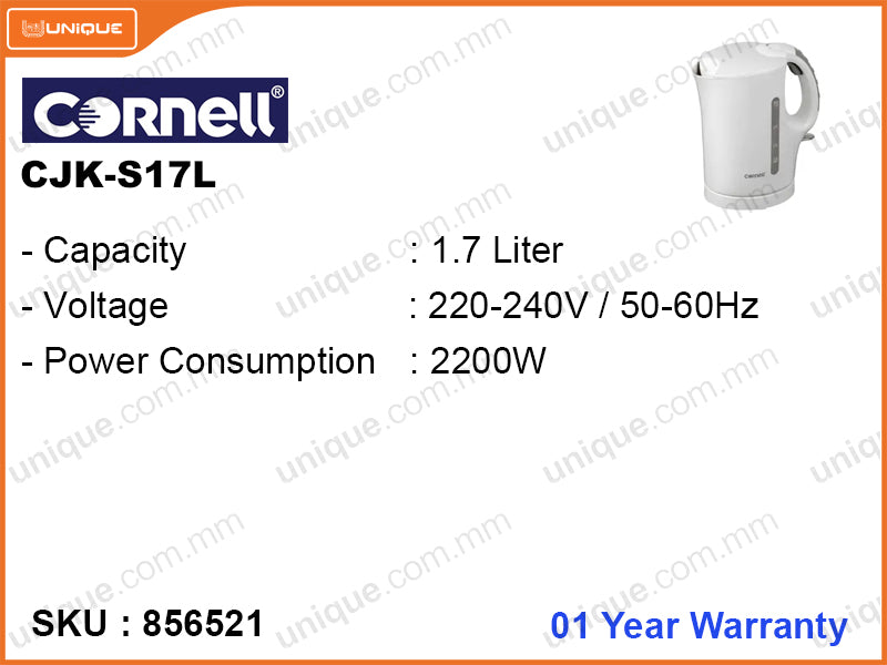 Cornell CJK-S17L 1.7L, 2200W Jug Kettle