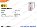 81 ETO-2503 1.8L 1500W Electric Kettle