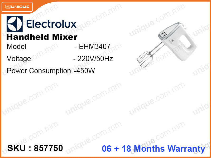 Electrolux EHM3407,450W Handheld Mixer