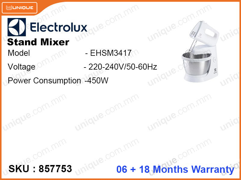Electrolux EHSM3417,450W Stand Mixer
