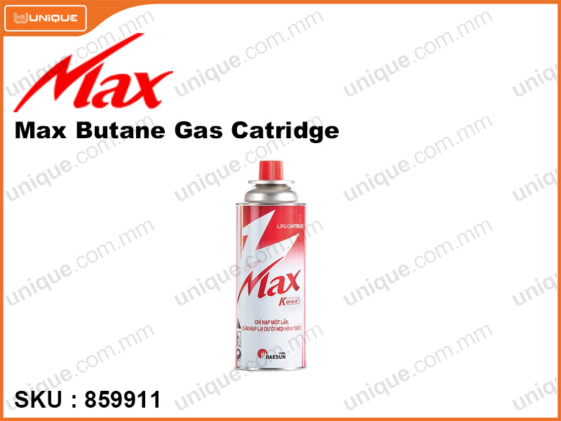 Max Butane Gas Catridge – unique.com.mm