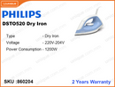 PHILIPS DSTO520 Dry Iron