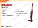 HITACHI PV-X85M 500mL, 120W 2 in 1 Cordless Stick Vacuum Cleaner