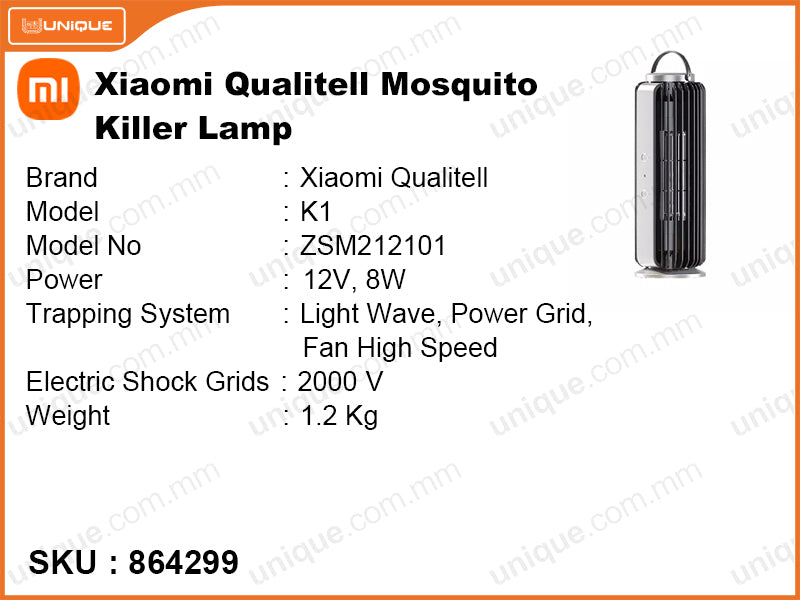 Xiaomi Qualitell K1 ZSM212101 Black Electric Shock Mosquito Killer Lamp