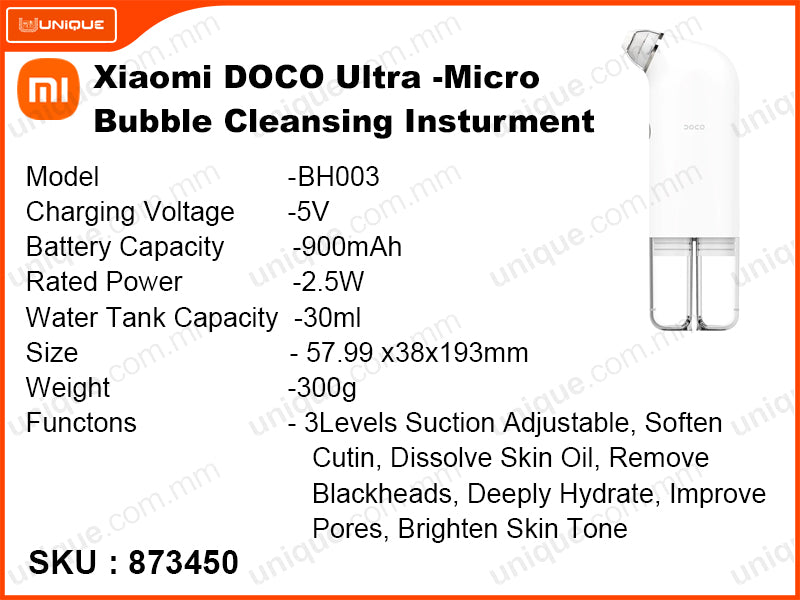 Xiaomi DOCO Ultra -Micro Bubble Cleansing Insturment