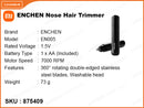 Mijia Enchen EN005 Black Nose Hair Trimmer