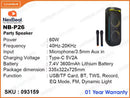 NexBeat NB-P26 Black Party Speaker
