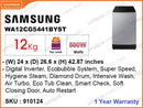 SAMSUNG WA12CG5441BYST Fully Auto, 12kg Washing Machine