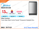 Midea MA200-W130D Fully Auto, 13kg Washing Machine