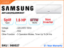 SAMSUNG AR12AGHQAWKNST Split, 1.5HP, Non Inverter Air Conditioner