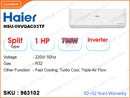 Haier HSU-09VQAC03T Split, 1HP, Inverter Air Conditioner