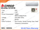 CHIGO CS-25A-1C 181N Split, 1HP, Non Inverter Air Conditioner