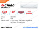 CHIGO CS-25A-1C 170N Split, 1HP, Non Inverter Air Conditioner