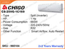 CHIGO CS-25VG-1C169 Split, 1HP Inverter Air Conditioner