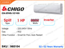 CHIGO CS-25VG-1C169 Split, 1HP Inverter Air Conditioner