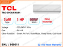 TCL TAC-09CSA/XA81 Split, 1HP, Non-Inverter Air Conditioner