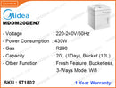 Midea MDDM20DEN7 Dehumidifier