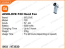 AISOLOVE  F20 High Speed  Haldheld Fan