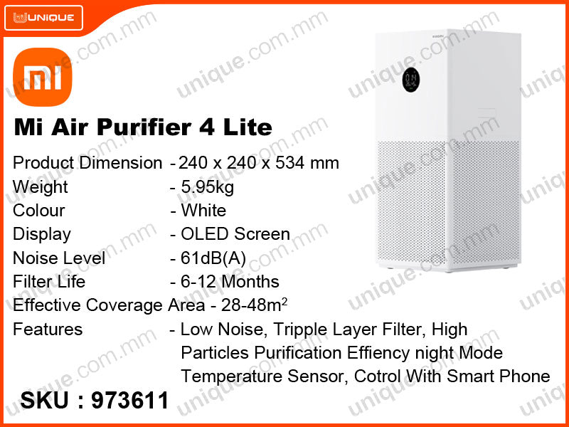 Mi AC-M17-SC Smart Air Purifier 4 Lite