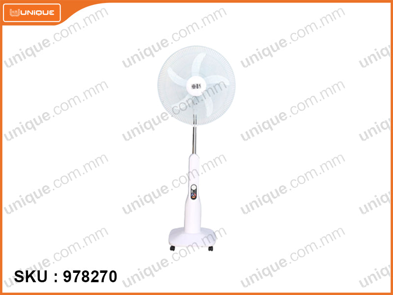 81 ETO-1878S 18", 45W AC/DC Rechargeable Stand Fan