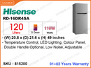 Hisense RD-16DR4SB 2Door, 120L Refrigerator