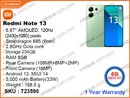 Redmi Note 13 8GB, 256GB