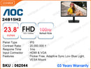 AOC 23.8" 24B15H2 IPS Monitor