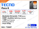TECNO POVA 8 LK6 5G 8GB, 256GB