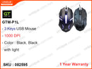 Green Tech GTM-P1-L USB Mouse with Light