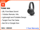 JBL TUNE 500 Black Headphone