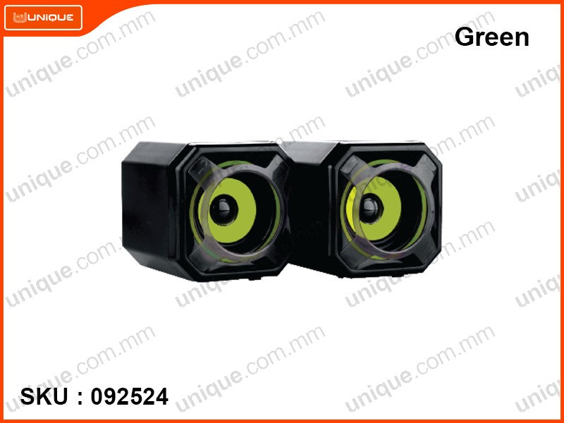 Green Tech GTSP-U7 USB Speaker Orange