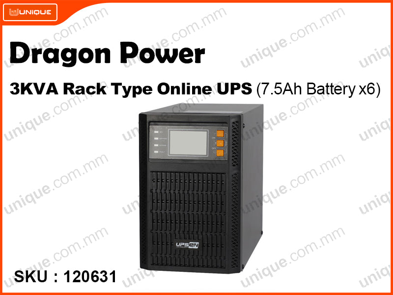 Dragon Power 3KVA Rack Type Online UPS