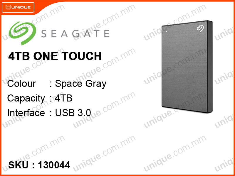 Seagate 4TB  ONE TOUCH USB 3.0