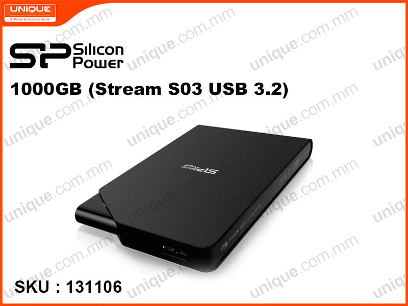 Silicon Power 1TB S03 Black USB 3.0
