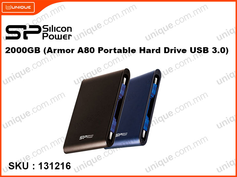 Silicon Power 2000 GB (Armor A80 USB 3.0)