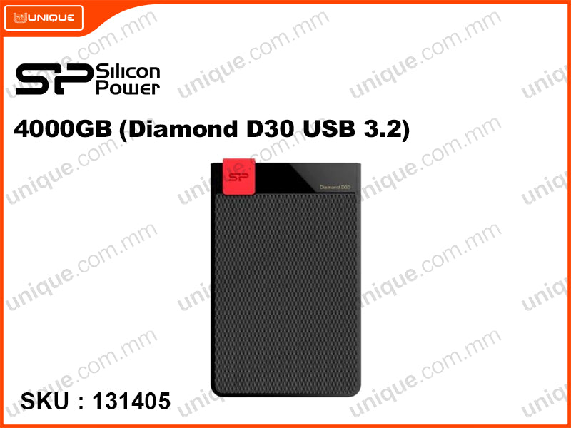 Silicon Power 4TB (Diamond D30 USB 3.2)