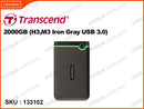 Transcend 2000 GB (TS1TSJ25H3, USB 3.0)